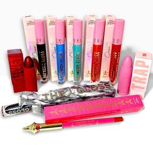 Jeffree Star Bundle—9pc Lip Set—Velvet Trap, Supreme Gloss, The Gloss, Lip Liner